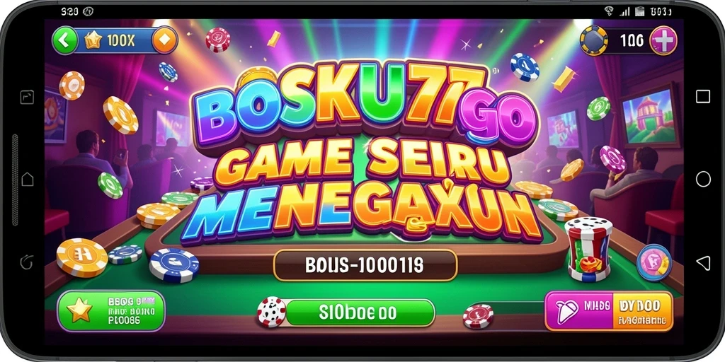 Tampilan menarik gameplay Bingo di BOSKU777 yang seru.