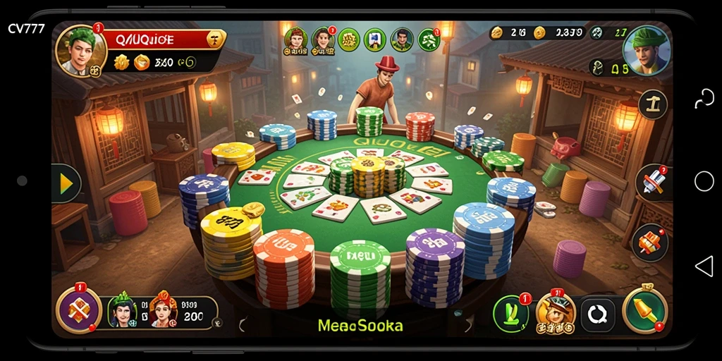 Screenshot gameplay QiuQiu yang menampilkan aksi seru dan grafis memukau.