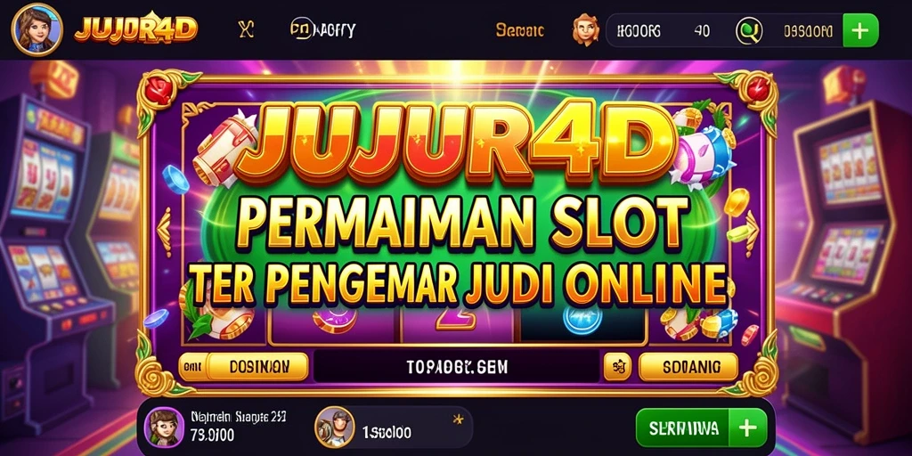 Screenshot JUJUR4D menampilkan momen seru saat bermain Slot.