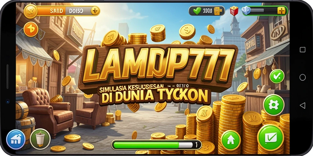 Tampilan gameplay LAMPU777 dengan elemen Tycoon yang seru.