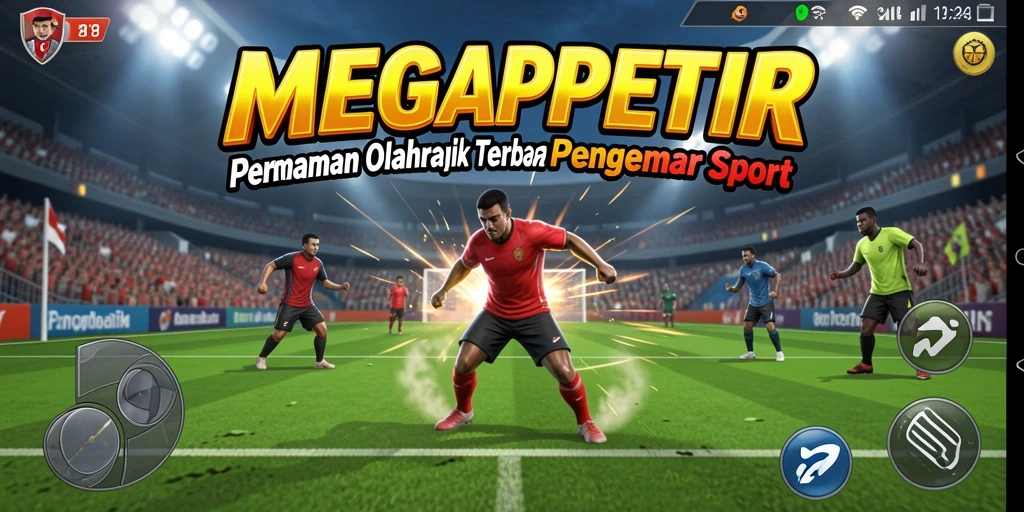 Tangkapan layar utama MEGAPETIR dengan gameplay menarik dalam olahraga.