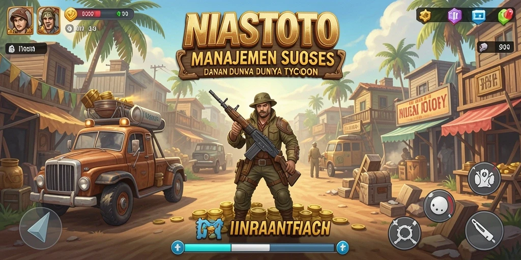 Tampilan screenshot gameplay NIASTOTO yang penuh aksi Tycoon.