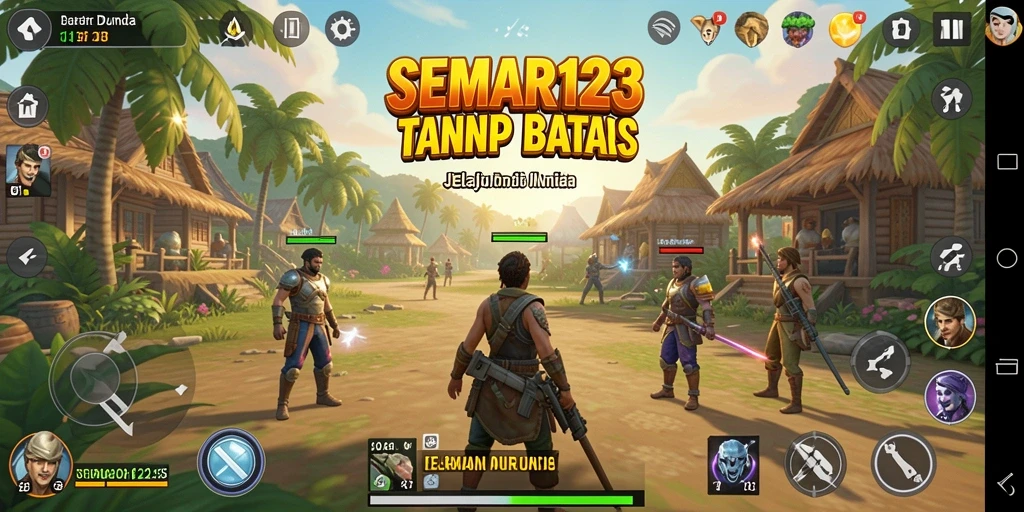 Screenshot gameplay SEMAR123 menunjukkan petualangan seru di dunia terbuka.